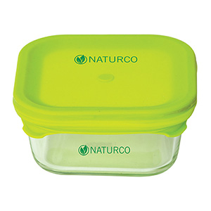 GL9640-C-STATE 520 ML. (17.5 OZ.) STORAGE CONTAINER-Lime Green (Clearance Minimum 80 Units)